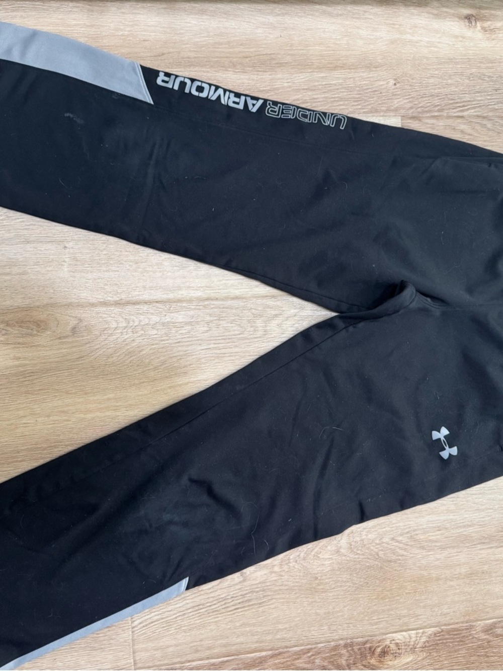 Under Armour Black Jogger Pants with White Logo